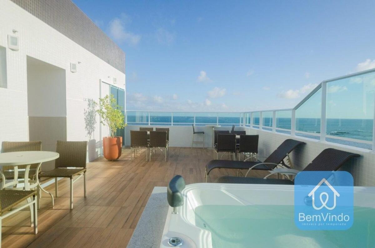Studio A 150M Da Praia De Piata Salvador Exterior photo
